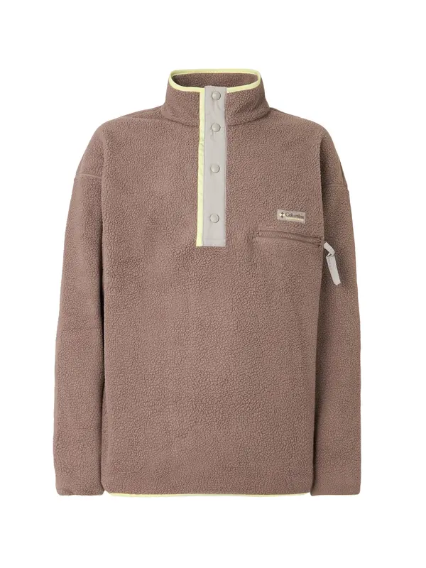 COLUMBIA COLUMBIA Sportski pulover 'Helvetia II'  limeta zelena / taupe siva / svijetlosiva