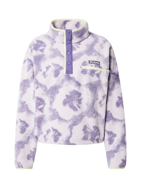 COLUMBIA COLUMBIA Sportski pulover 'Helvetia™ II'  svijetlozelena / ljubičasta / lavanda
