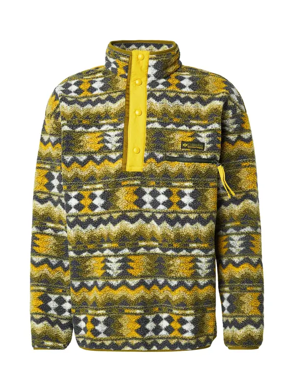 COLUMBIA COLUMBIA Sportski pulover 'Helvetia™ II'  žuta / antracit siva / maslinasta / bijela