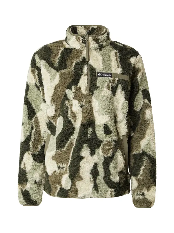 COLUMBIA COLUMBIA Sportski pulover 'Rugged Ridge'  zelena / maslinasta / pastelno zelena / bijela