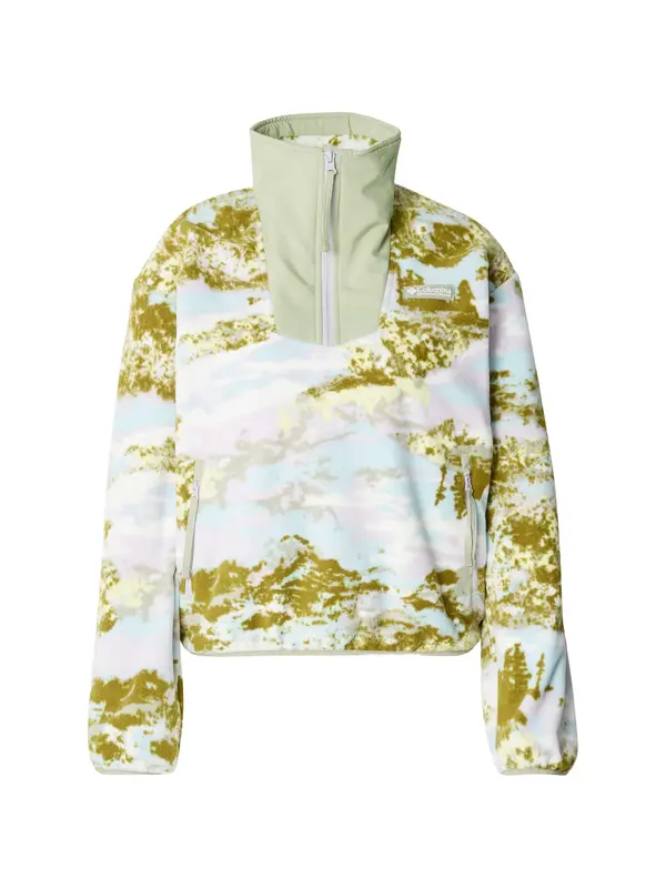 COLUMBIA COLUMBIA Sportski pulover 'Sequoia Grove™'  svijetloplava / senf / svijetlozelena / lila