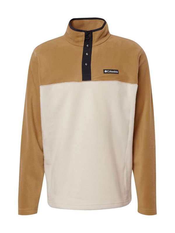 COLUMBIA COLUMBIA Sportski pulover 'Steens Mountain'  smeđa / crna / bijela