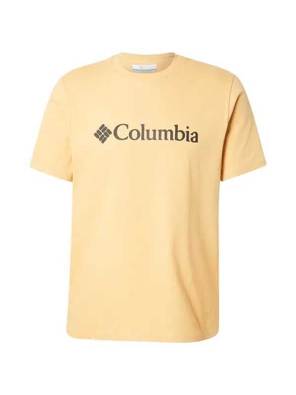 COLUMBIA COLUMBIA Tehnička sportska majica 'CSC'  žuta / crna