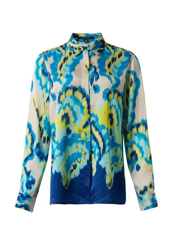 COMMA COMMA Bluza  bež / plava / svijetloplava / žuta