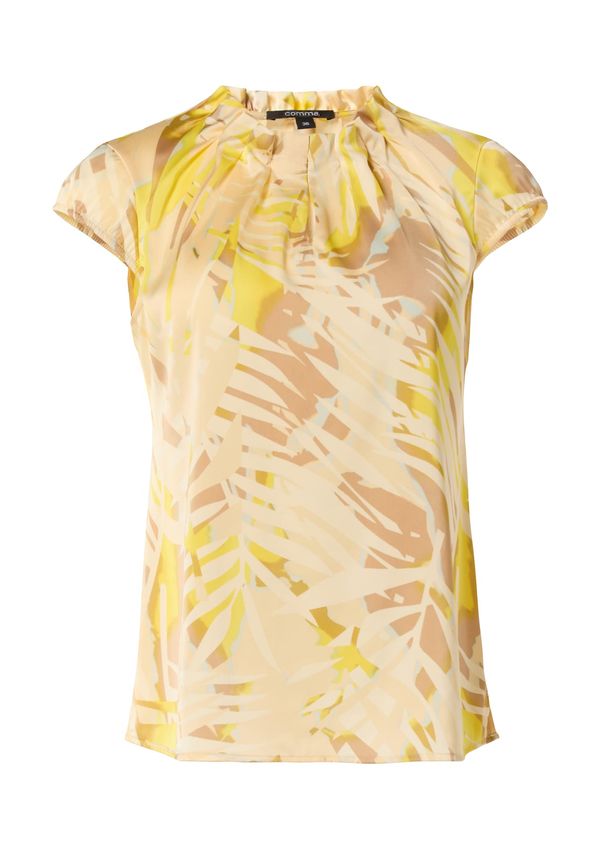 COMMA COMMA Bluza  bež / smeđa / žuta