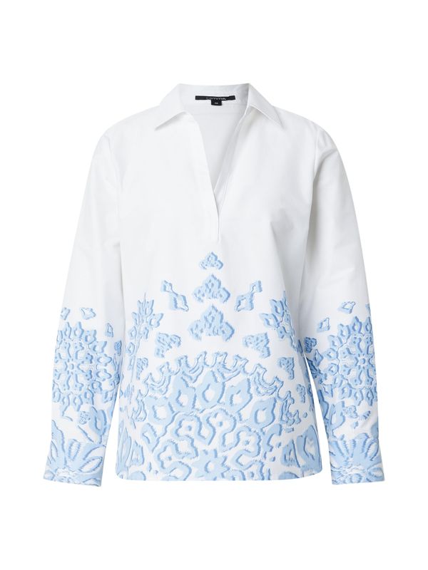 COMMA COMMA Bluza  kraljevsko plava / svijetloplava / bijela