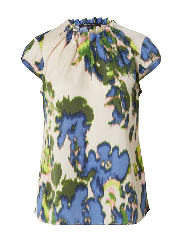 COMMA COMMA Bluza  pijesak / tamno zelena / ljubičasto plava / roza