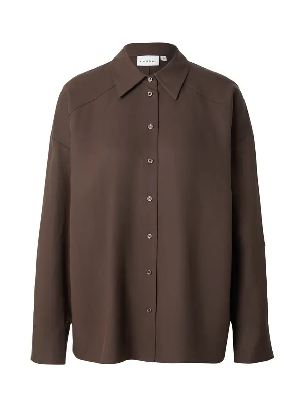 COMMA COMMA Bluza  tamno smeđa