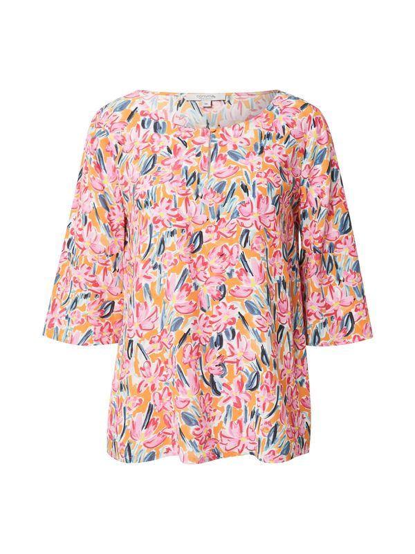 comma comma casual identity Bluza  boja pijeska / kobalt plava / golublje plava / zlatno žuta / ružičasta