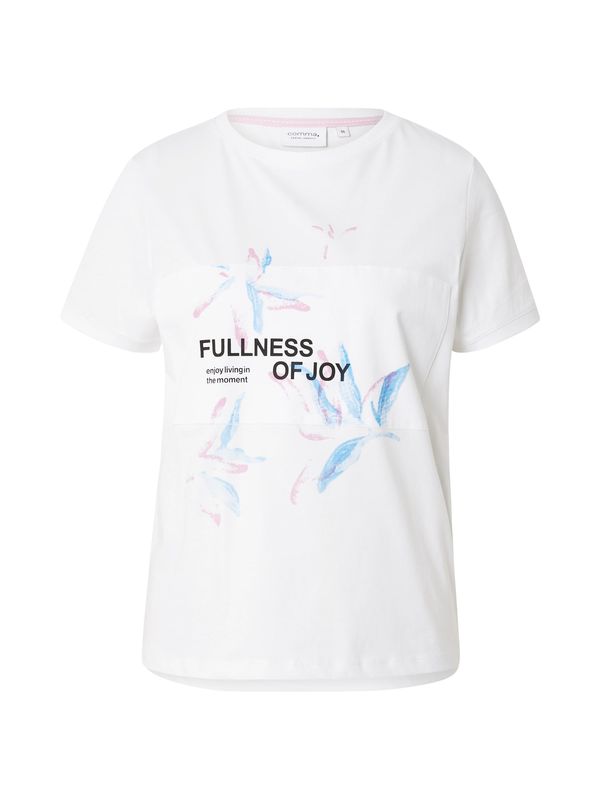 comma casual identity comma casual identity Majica  azur / svijetloroza / crna / bijela