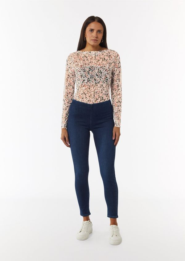 comma casual identity comma casual identity Majica  bež / maslinasta / roza