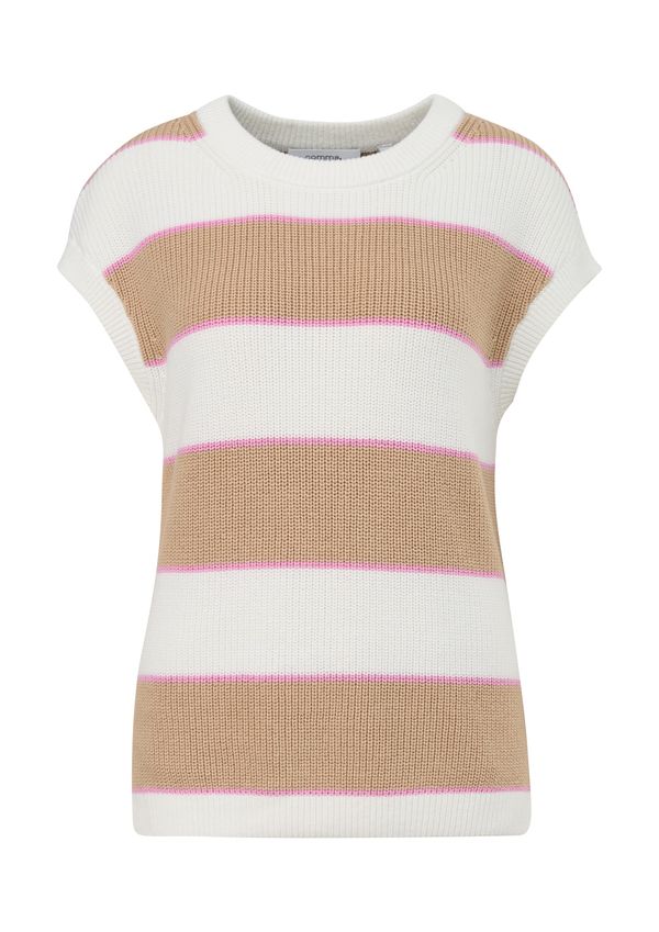 comma casual identity comma casual identity Pulover  cappuccino / svijetloroza / bijela