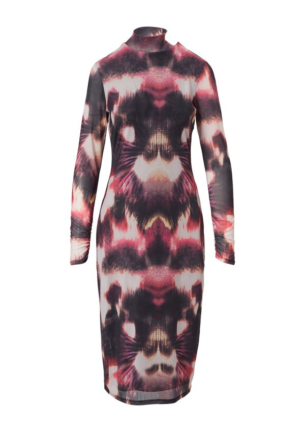 COMMA COMMA Haljina  pijesak / svijetlosiva / patlidžan / roza