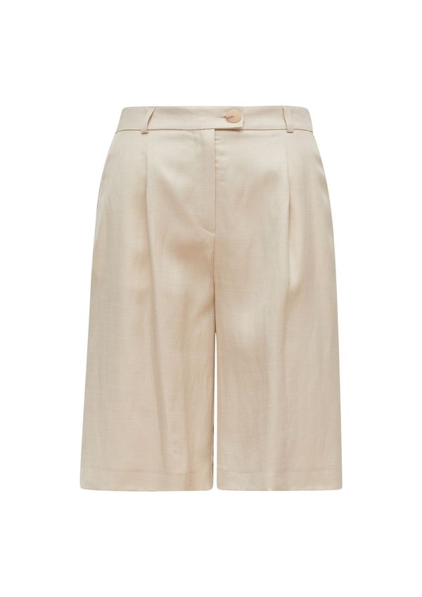 COMMA COMMA Hlače s naborima  boja pijeska