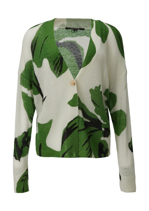 COMMA COMMA Kardigan  zelena / bijela