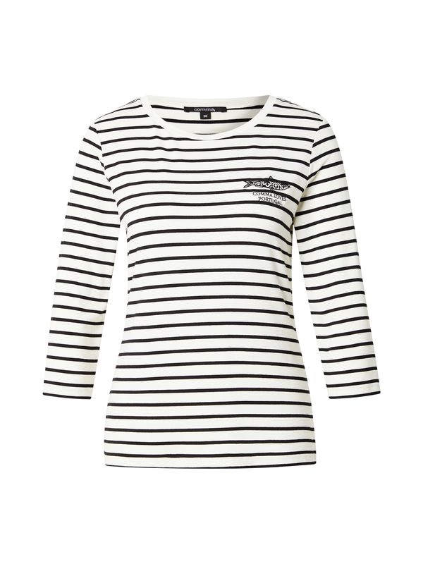 COMMA COMMA Majica  crna / bijela