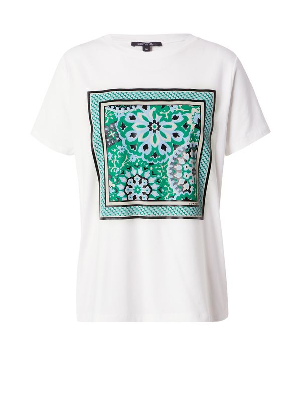 COMMA COMMA Majica  svijetloplava / zelena / crna / bijela