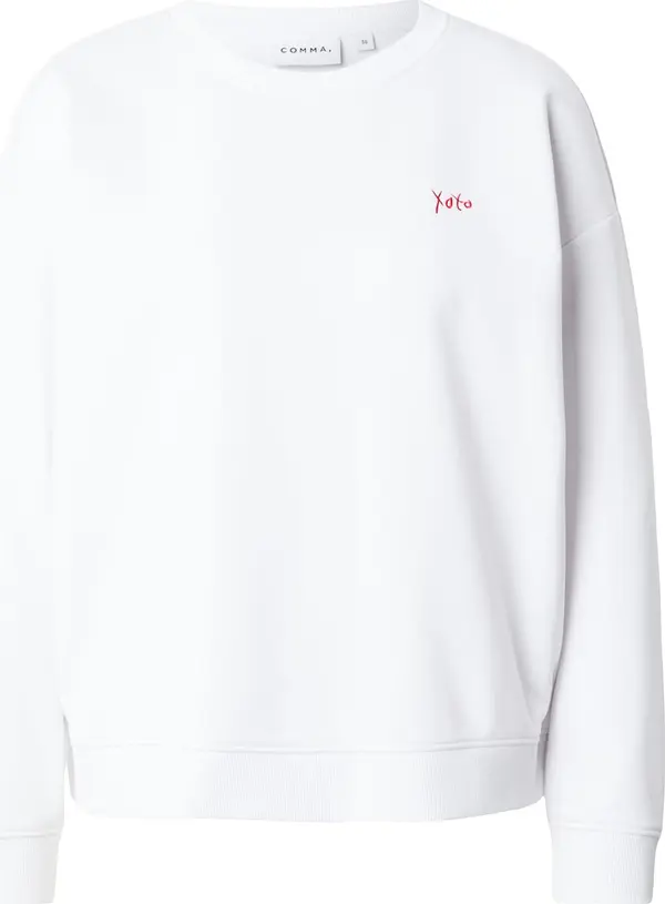 comma COMMA Sweater majica  crvena / bijela