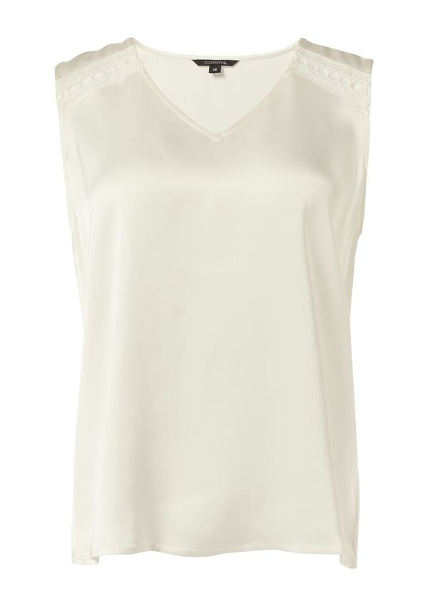 COMMA COMMA Top  ecru/prljavo bijela