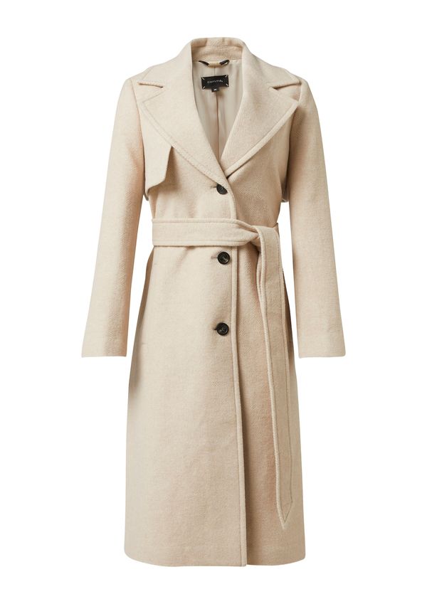 COMMA COMMA Zimski kaput  ecru/prljavo bijela