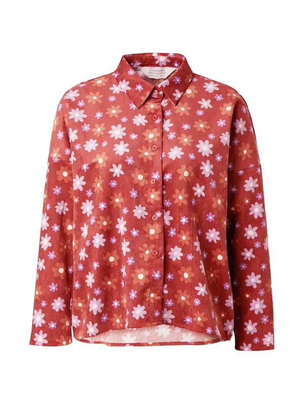 Compania Fantastica Compania Fantastica Bluza  lila / tamno narančasta / crvena / bijela