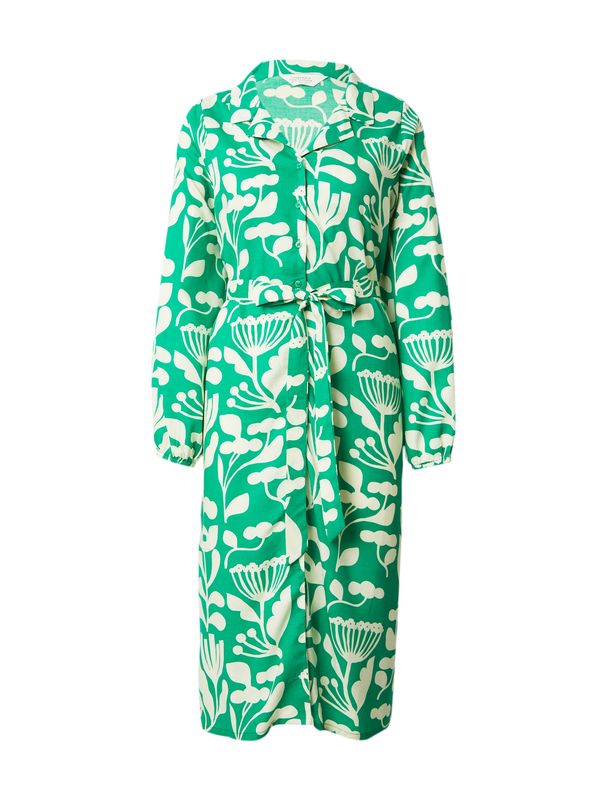 Compania Fantastica Compania Fantastica Košulja haljina  limeta / bijela