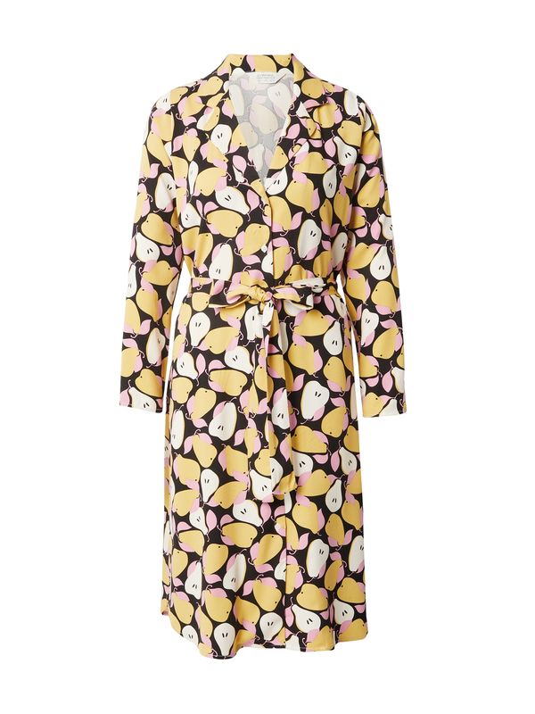 Compania Fantastica Compania Fantastica Košulja haljina  svijetložuta / roza / crna / bijela