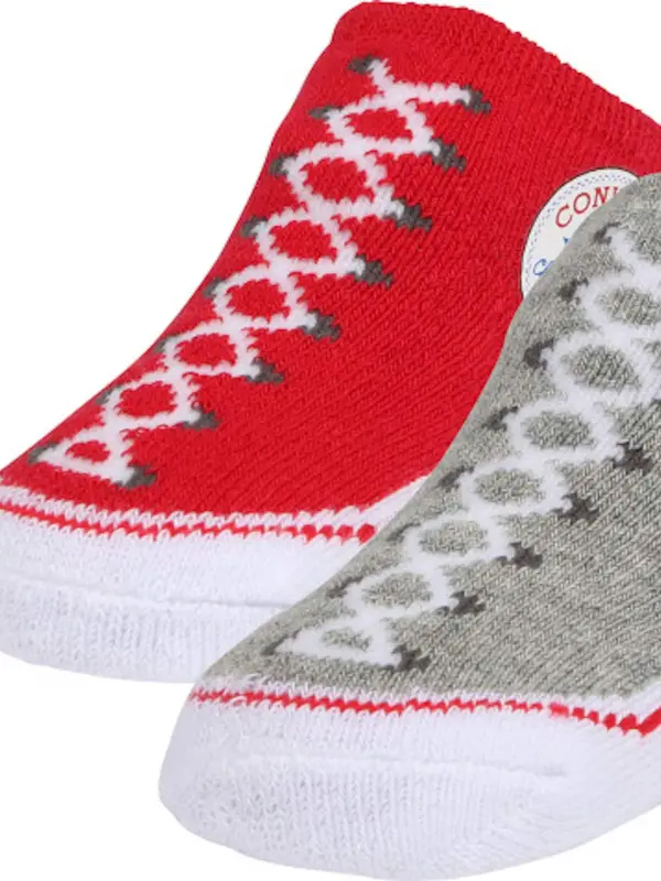 CONVERSE CONVERSE Čarape 'Chuck Taylor'  siva / miks boja / crvena