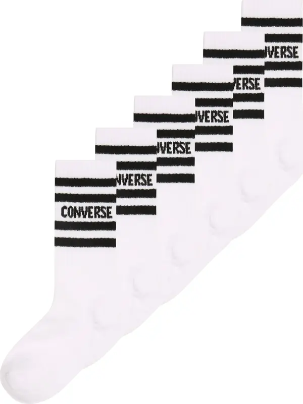 CONVERSE CONVERSE Čarape  crna / bijela
