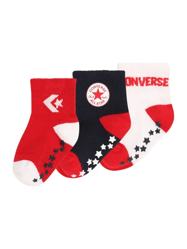CONVERSE CONVERSE Čarape  mornarsko plava / crvena / bijela