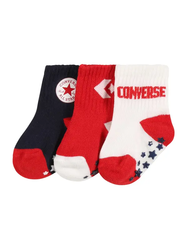 CONVERSE CONVERSE Čarape  mornarsko plava / crvena / bijela