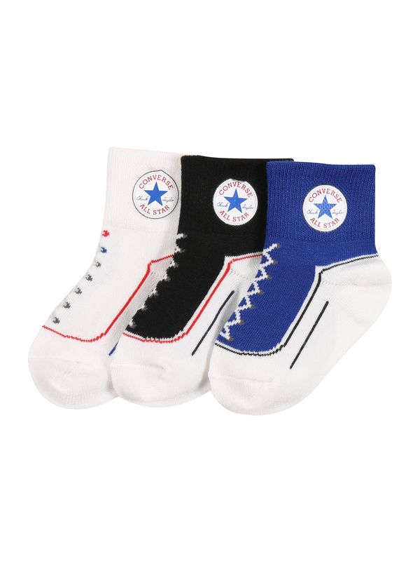 CONVERSE CONVERSE Čarape  plava / lubenica roza / crna / bijela