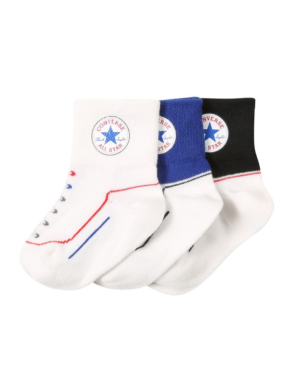 CONVERSE CONVERSE Čarape  plava / lubenica roza / crna / prljavo bijela