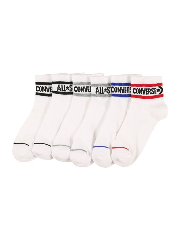 CONVERSE CONVERSE Čarape  plava / siva / crna / bijela