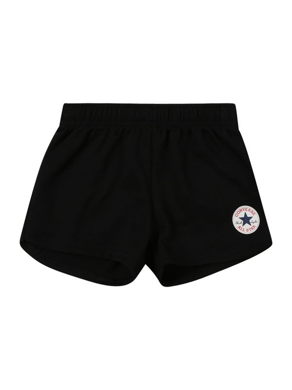 CONVERSE CONVERSE Hlače  crna / bijela