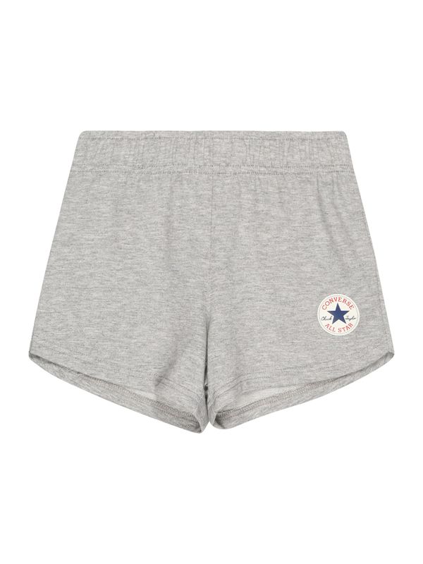 CONVERSE CONVERSE Hlače  siva melange / bijela