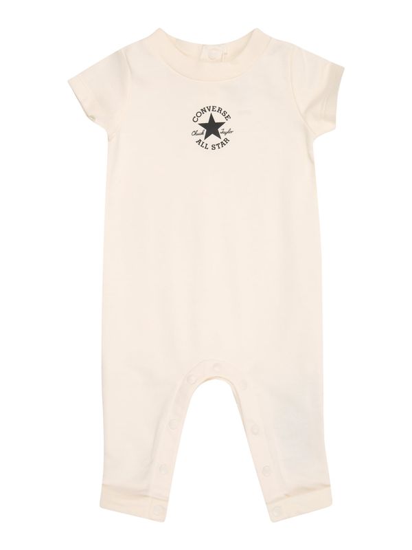 CONVERSE CONVERSE Jednodijelni komplet  crna / vuneno bijela