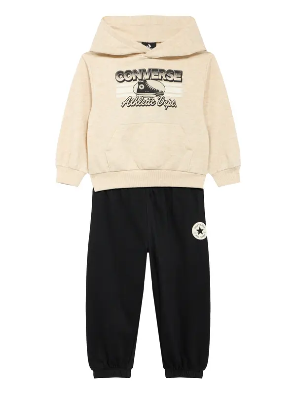 CONVERSE CONVERSE Jogging komplet  toplo smeđa / svijetlobež / crna