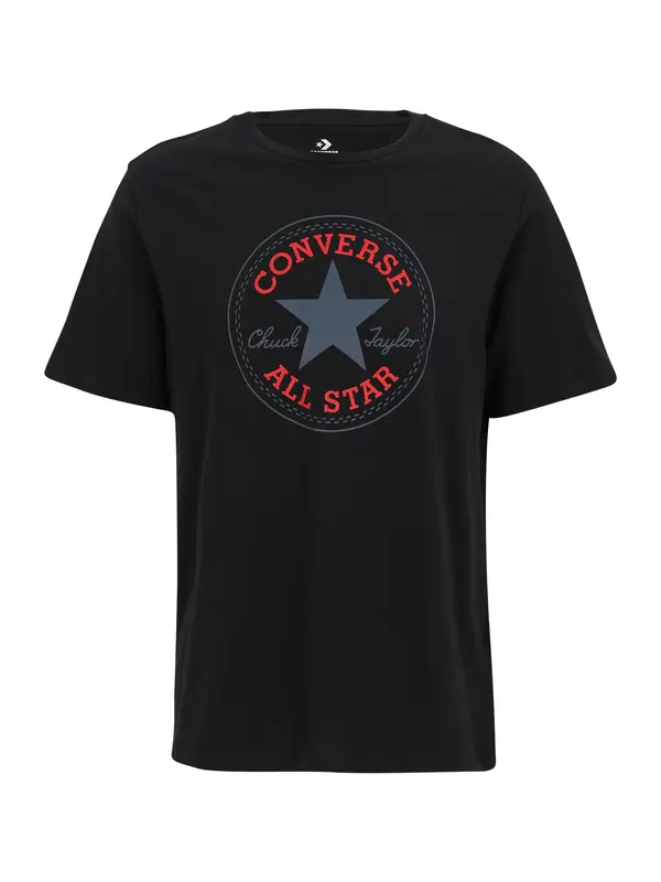 CONVERSE CONVERSE Majica 'ARCH'  tamo siva / crvena / crna