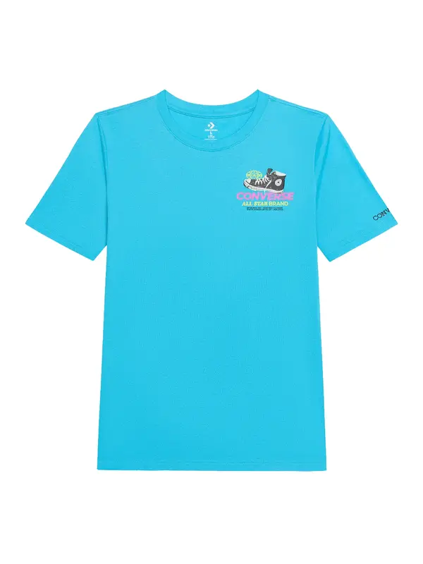 CONVERSE CONVERSE Majica  azur / senf / roza / crna