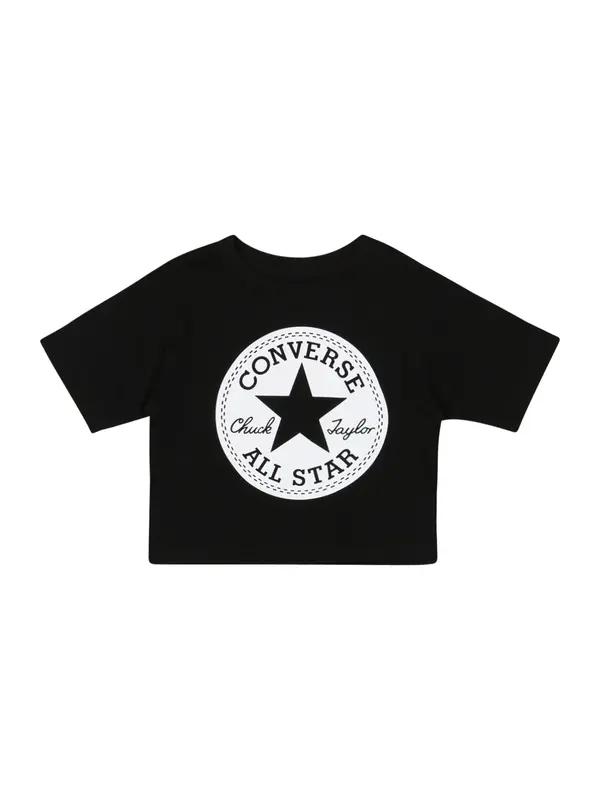 CONVERSE CONVERSE Majica  crna / bijela