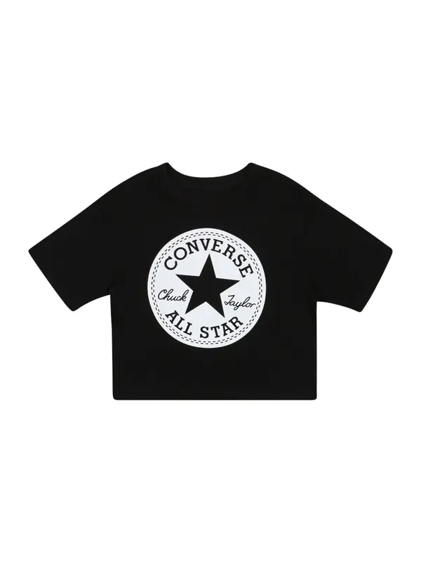 CONVERSE CONVERSE Majica  crna / bijela