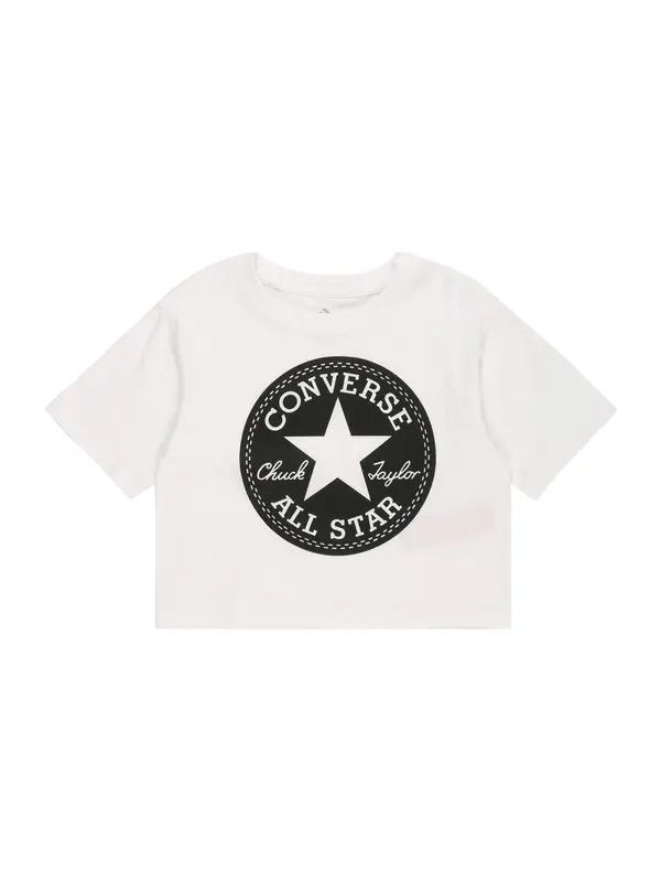 CONVERSE CONVERSE Majica  crna / bijela