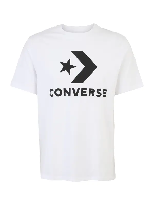 CONVERSE CONVERSE Majica  crna / bijela