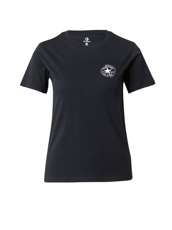 CONVERSE CONVERSE Majica  crna / bijela