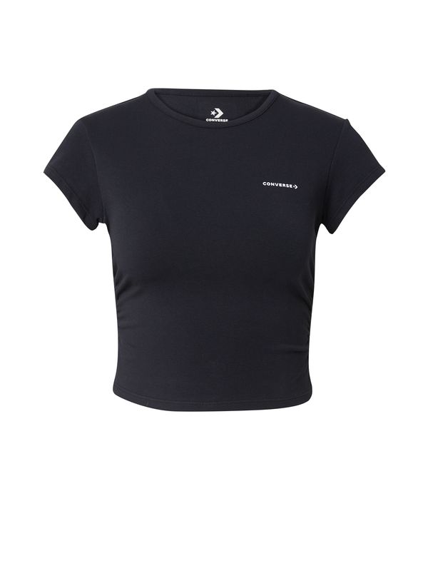 CONVERSE CONVERSE Majica  crna / bijela