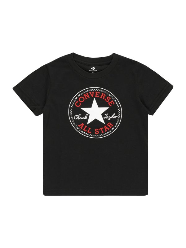CONVERSE CONVERSE Majica  crvena / crna / bijela