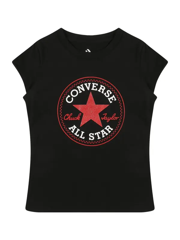 CONVERSE CONVERSE Majica  crvena / crna / bijela