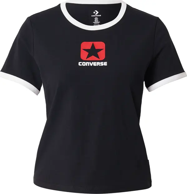 CONVERSE CONVERSE Majica  crvena / crna / bijela