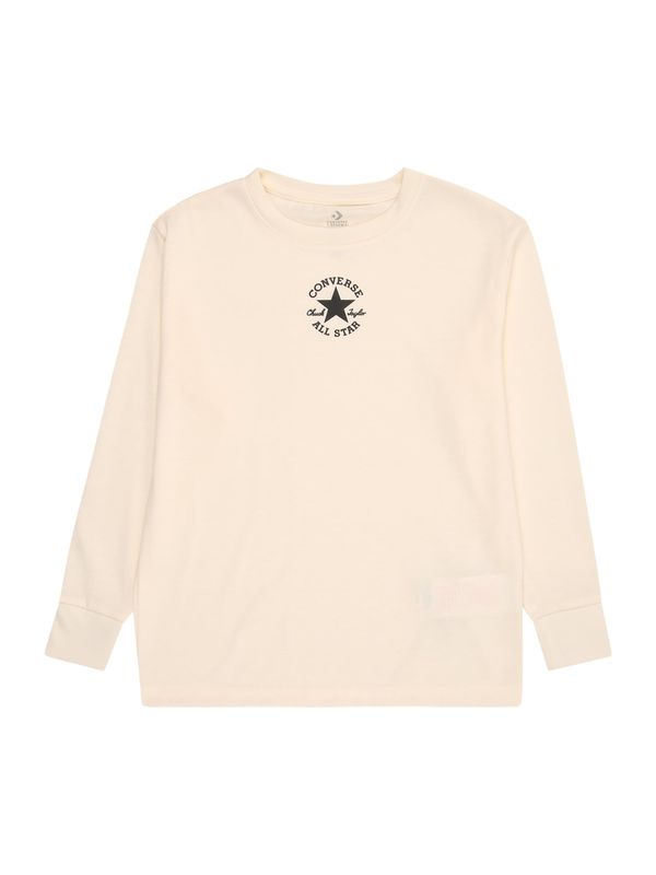 CONVERSE CONVERSE Majica  ecru/prljavo bijela / crna